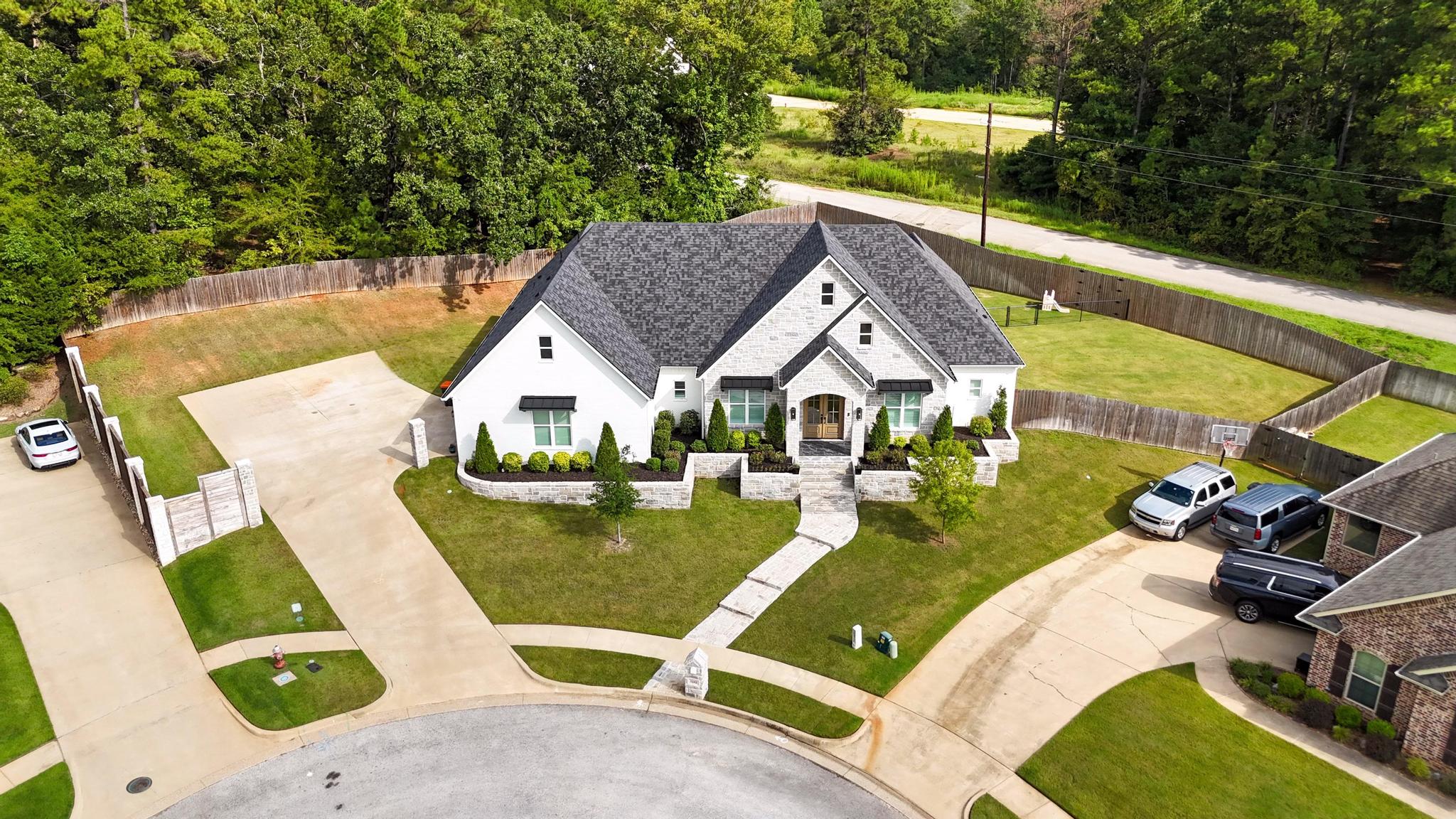 Wynford Park aerial view - new construction homes in Tyler Texas