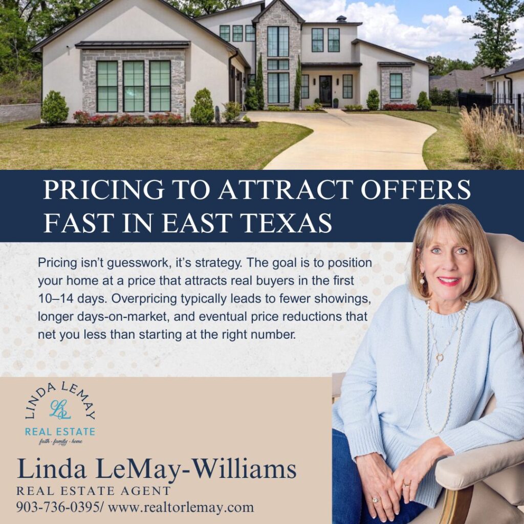 Pricing to Attract Offers Fast in East Texas