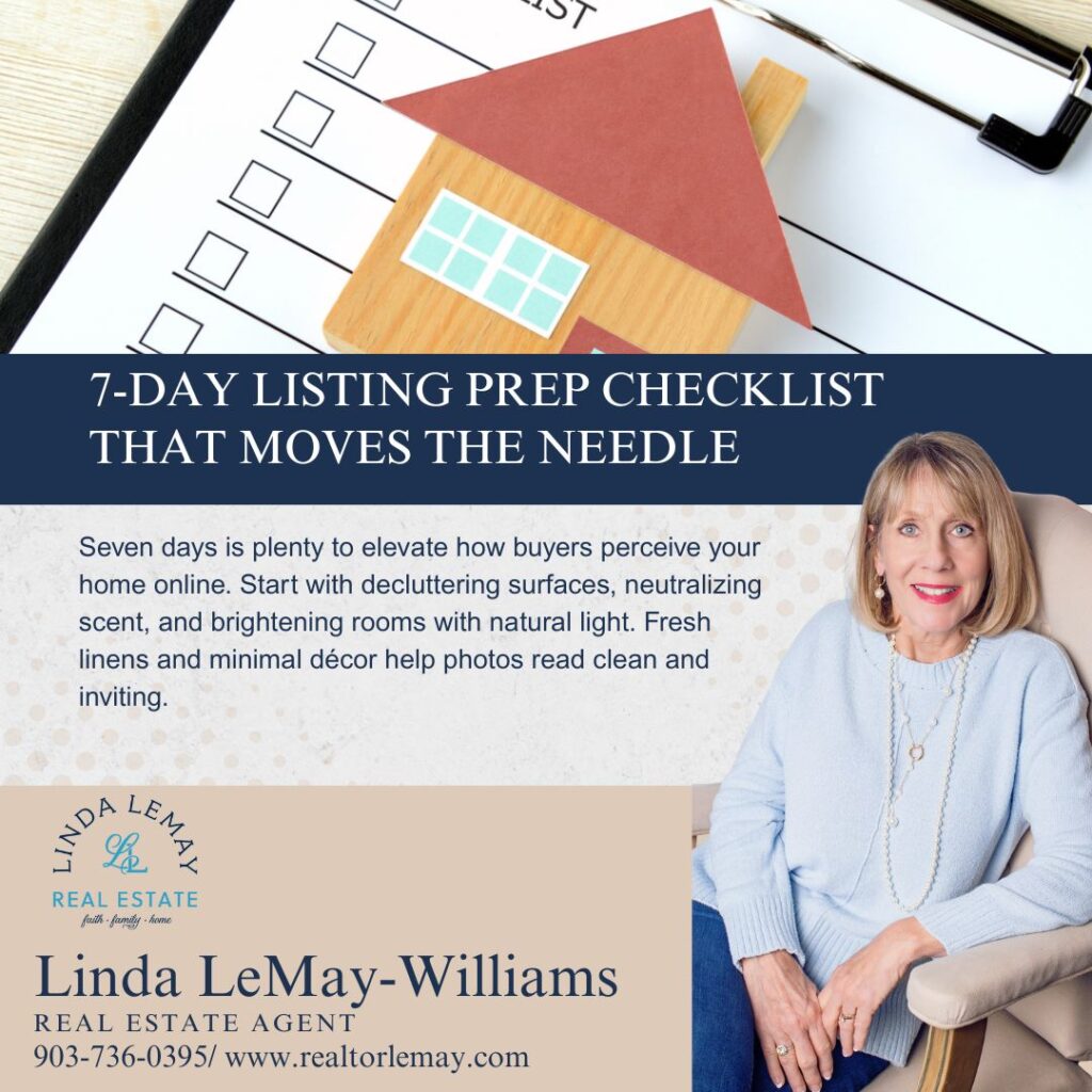 7-Day Listing Prep Checklist That Moves the Needle